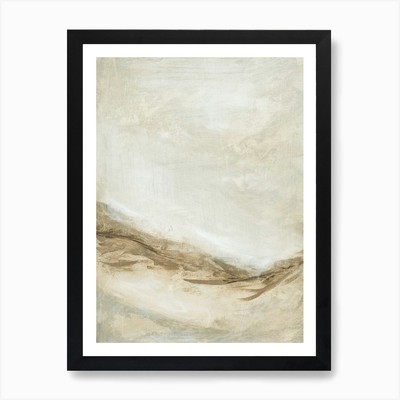 Tempting No1 - Neutraler Erdton A gerahmtes Wandbild Poster Leinwanddruck Bild