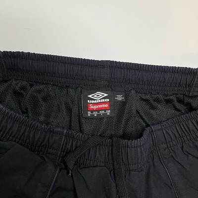Supreme Umbro Cotton Ripstop Track Pant Black Medium SS26 Week 1