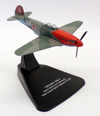 Oxford Diecast Maßstab 1:72 AC088 - Yakovlev Yak 3 - A.D.Yakimenko