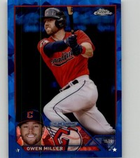 2023 Topps Chrome Sapphire Edition Owen Miller #213 Cleveland Guardians