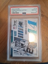2022 Score - Top 100 Christian McCaffrey #T44 Psa 10 Pop 1