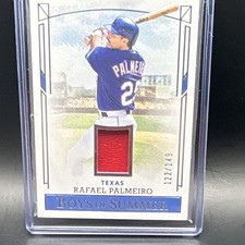2024 Panini Boys of Summer Pastime Rafael Palmeiro Memorabilia /149 Rangers