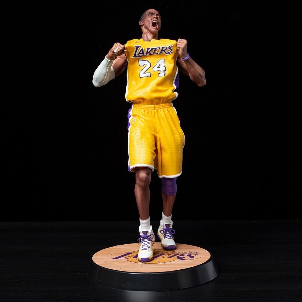 Basketball Star Roar Lakers NBA Kobe Bryant Victory Shout St