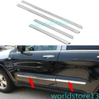 ABS Chrome Body Door Side Molding Trim Garnish for Jeep Grand Cherokee 2011-2013