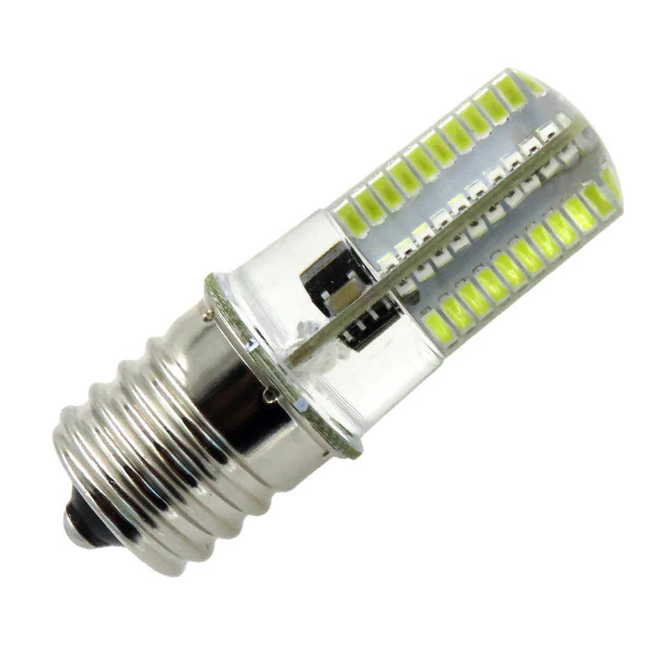 10pcs E17 Intermediate C9 LED Light Microwave Bulb 80 3014 SMD Lamp 120V/6500K - Image 4 of 4