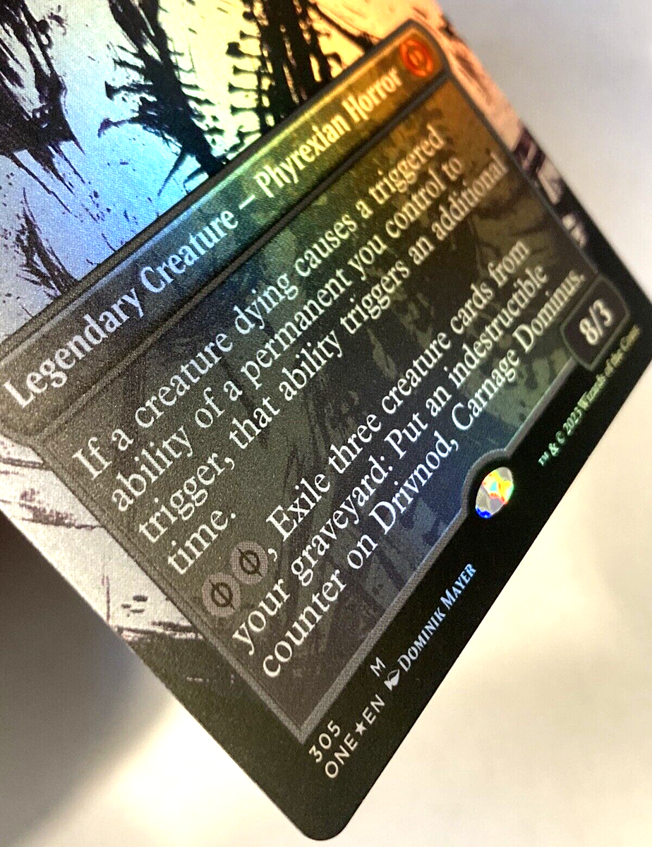MTG Drivnod, Carnage Dominus *SHOWCASE FOIL* Phyrexia: All Will Be