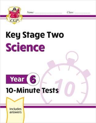 KS2 Sats Year 6 Science 10-Minute Tests Workbook with Answer Ages 10-11 CGP
