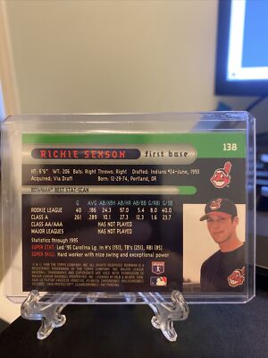 ymy。 1996 Bowman's Best Richie Sexson #138 | eBay