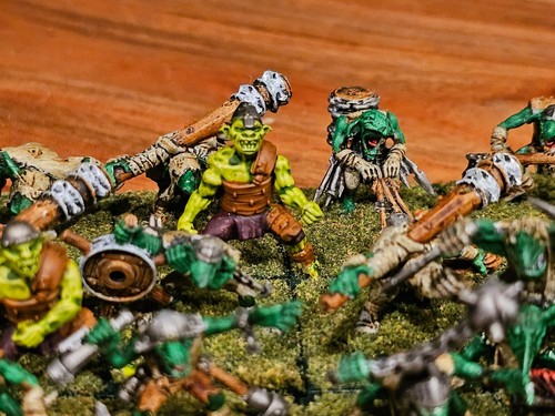 Warhammer Fantasy AOS Ogor Mawtribes Mob of Gnoblars Bien Pintado JV206 - Imagen 14 de 24