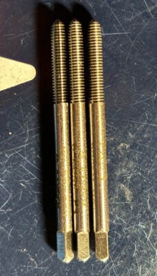 THREE BESLY 6-40 NF THREAD FORMING TAPER TAP  X-PRESS P3  13621  USA      3 Taps