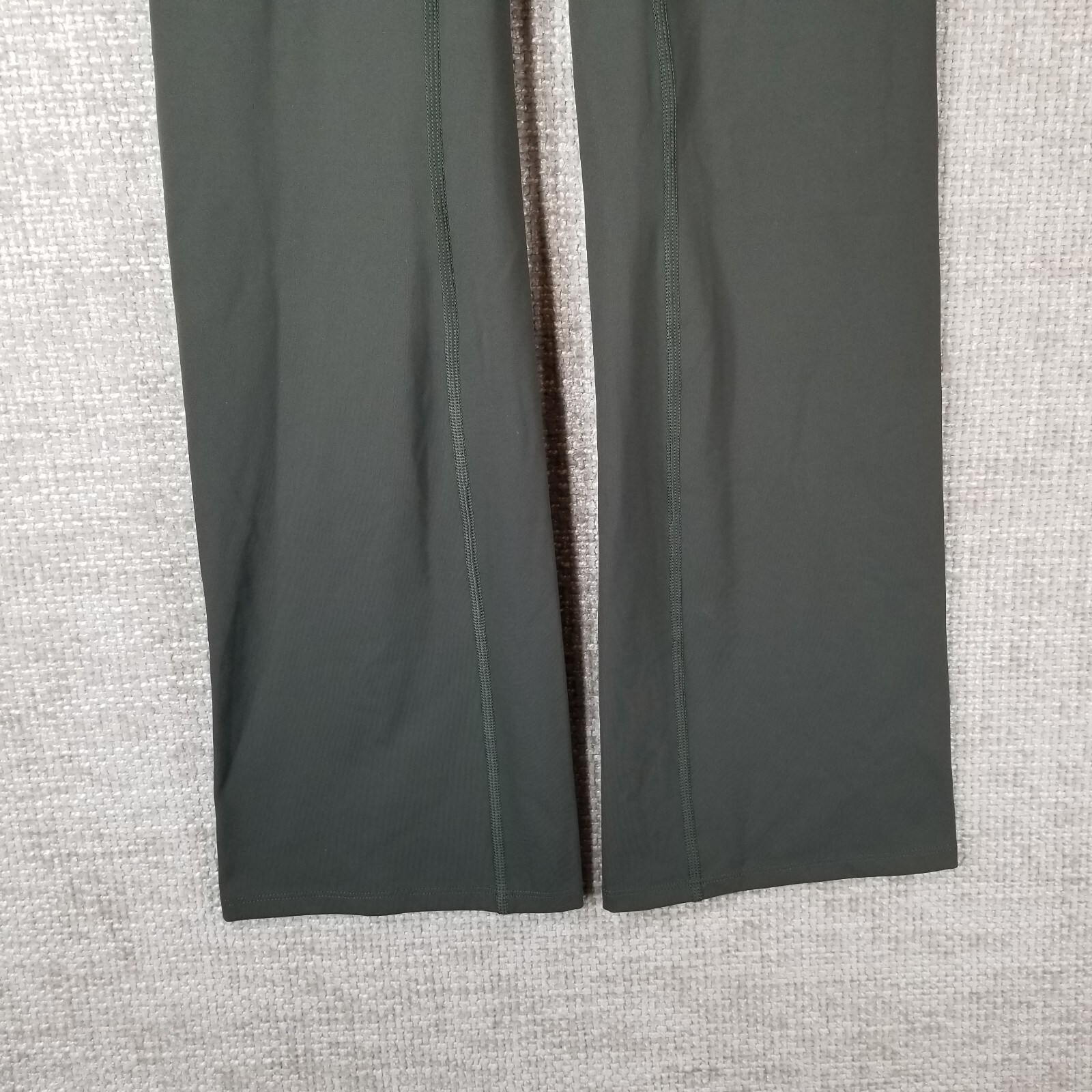 Spanx Booty Boost Flare Leg Yoga Pants 50243Q Gray Green Stretch Women