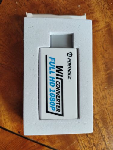 BRAND NEW Portholic Wii to HDMI Converter Full HD 1080p Adapter Device - Picture 3 of 4