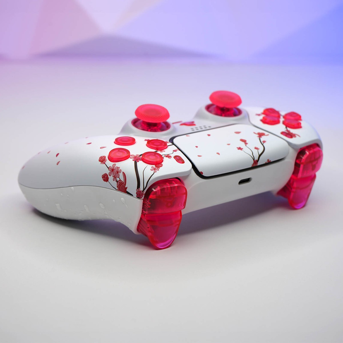 Sakura Neon Cherry Blossom Sony DualSense PlayStation 5 PS5