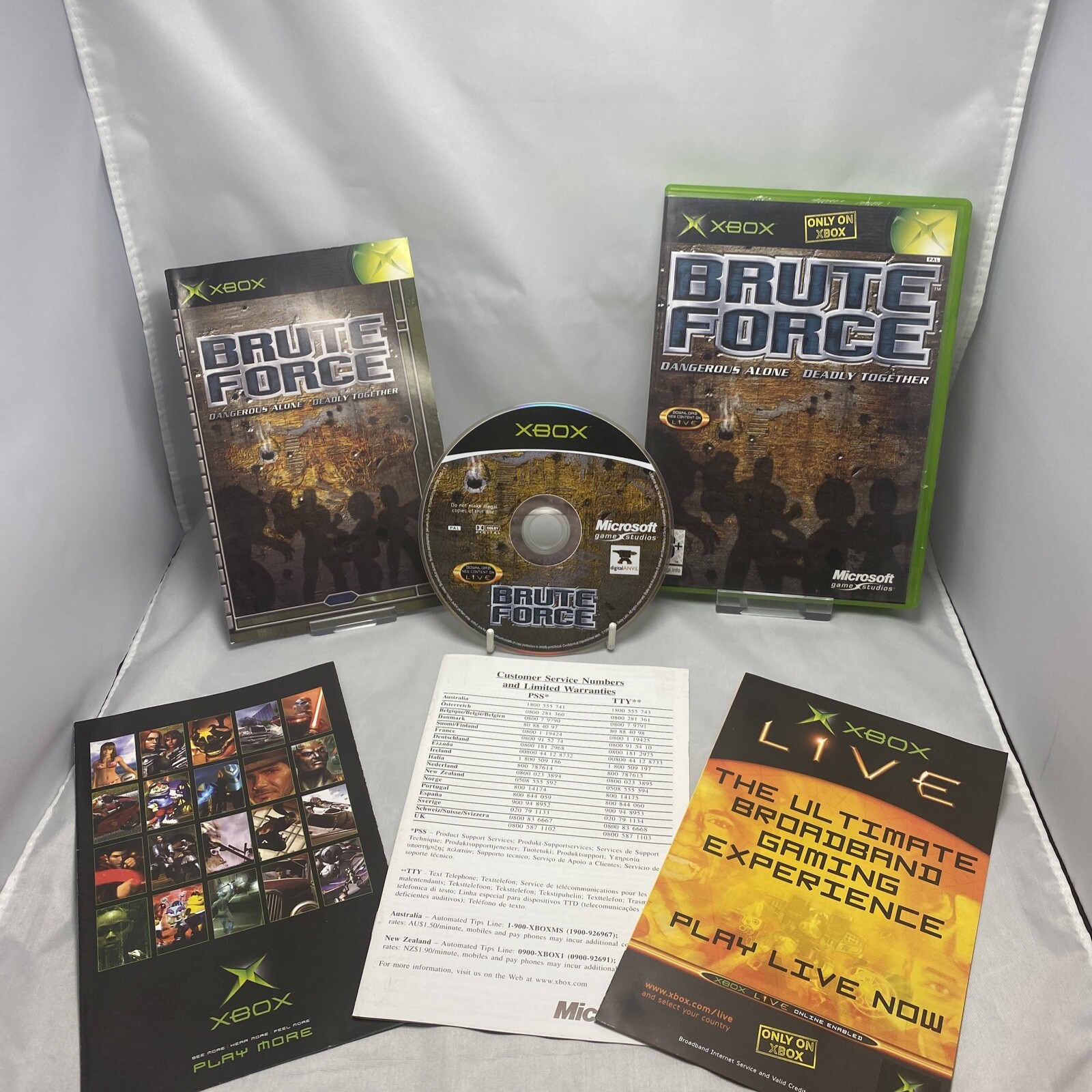 BRUTE FORCE - SHOOTER XBOX GAME XBOX 360 ORIGINAL COMPLETE WITH MANUAL Free  P&p | eBay