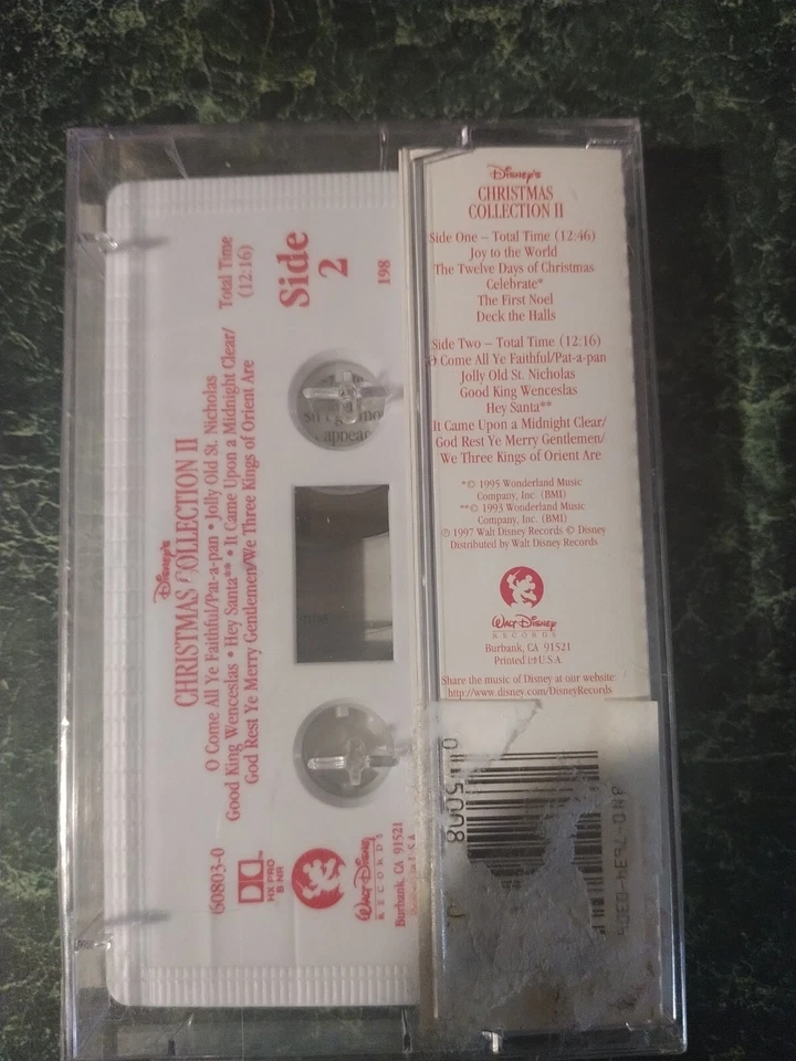 Disney's Christmas Collection II Two 2 Cassette Tape Mickey - Image 2 of 2