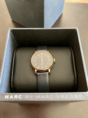 Marc by Marc Jacobs Damen Armbanduhr Roseegold Geschenkbox Lederarmband