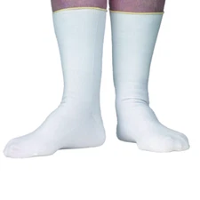 Diabetic Smart Knit Crew Sock White 6-Pack