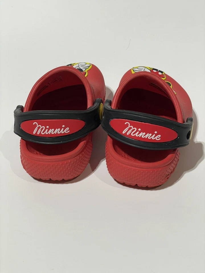 Crocs Disney Minnie Mouse Fun Lab Red Children’s Size 4 Adorable - Image 4 of 4