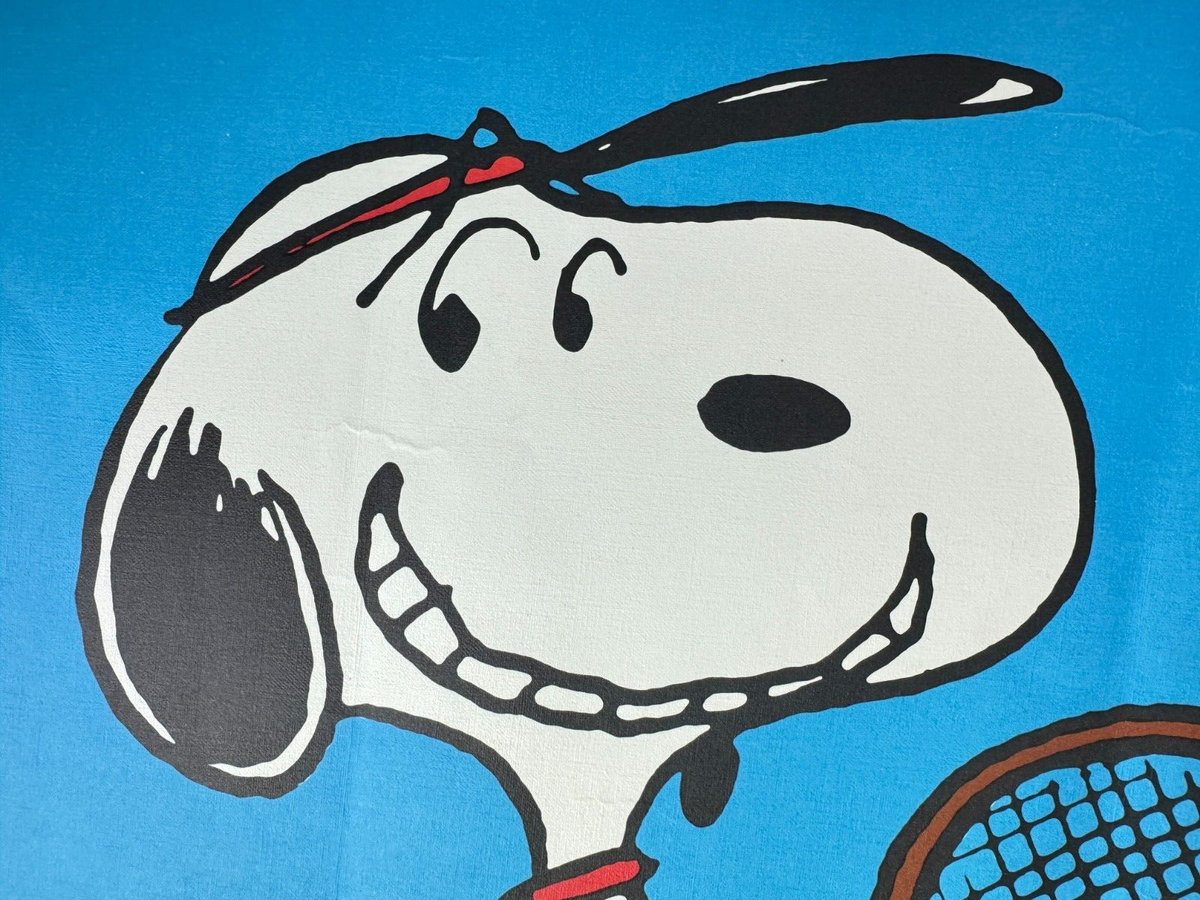 Peanuts Snoopy Tennis Poster 
