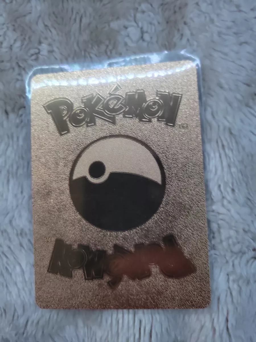 Mew V Gold Metal Pokemon Card