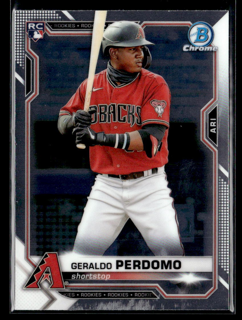 Geraldo Perdomo RC - 2021 Bowman Chrome Rookie #98 Arizona Diamondbacks