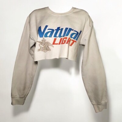 Natty Light Cropped Fleece – Vintage Flea Market Energy
