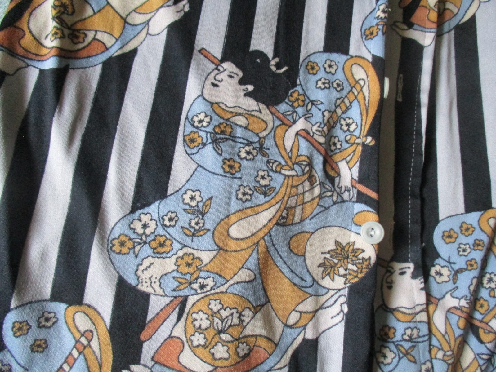 Vintage 1970's Huk-A-Poo 100% Nylon Disco Style Shirt, Sz Sm/M | eBay