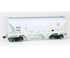 American Limited Models 2005 HO ERCX Trinity 3281 2-Bay Covered Hopper 7026