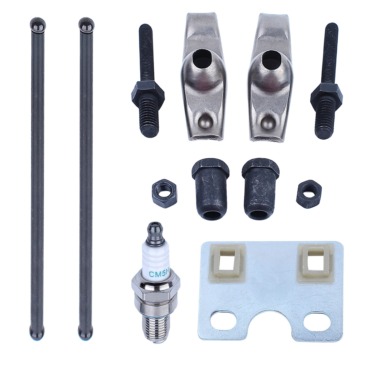 Kit Valvole Motore Per Honda GX340 GX390 - Ricambio Completo Con Bilancieri, Aste E Guarnizioni - Foto 6