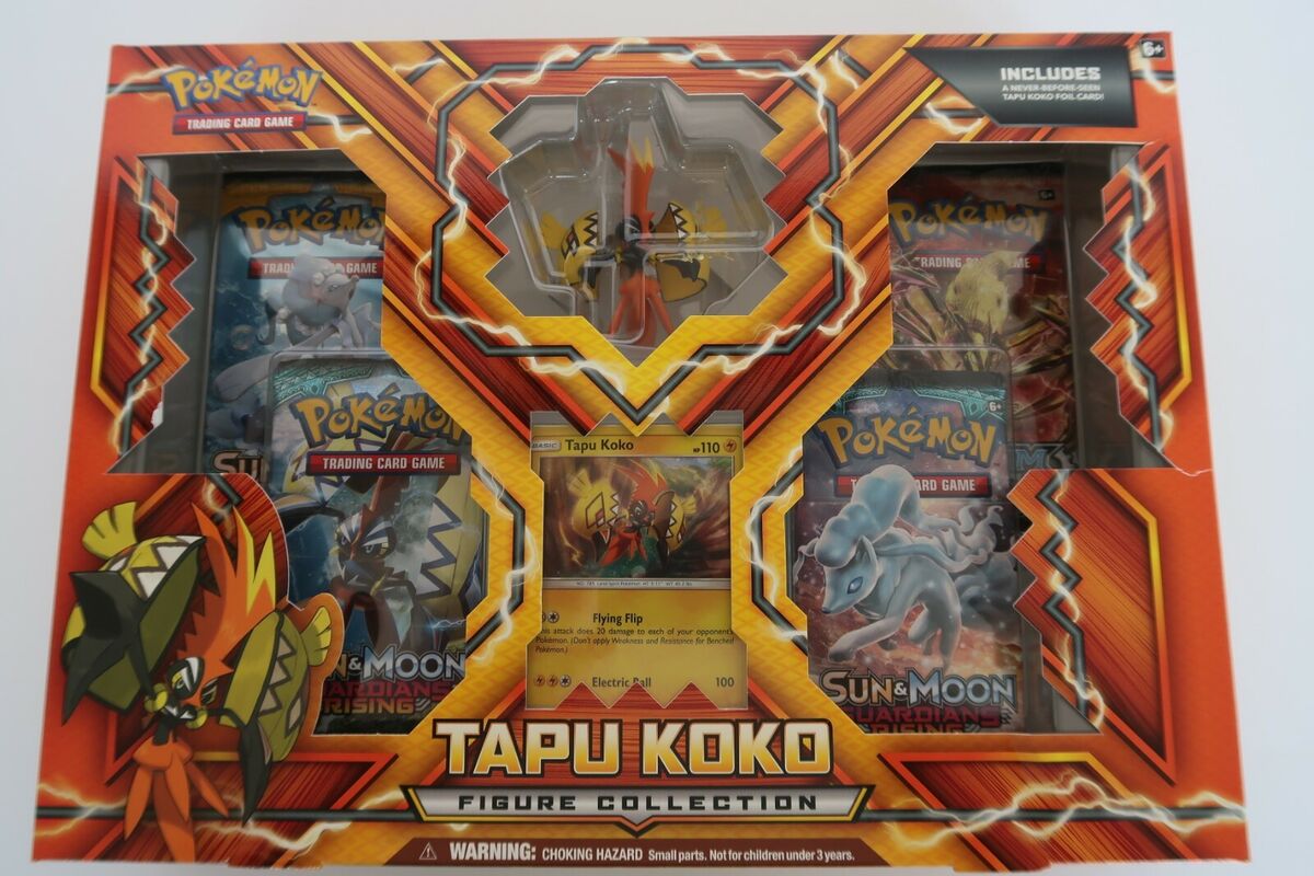 Pokemon Tapu Koko Figure Collection 12 Box Case