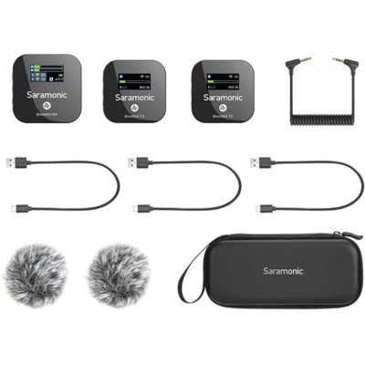 Saramonic Blink900 B2S Dual Wireless Lavalier Microphone System 650ft range