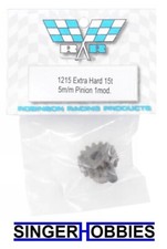 Robinson Racing RRP1215 Extra Hard Steel Mod1 Pinion Gear w/5mm Bore 15T HH