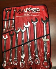 URREA 1200G 10 PC COMBINATION WRENCH SET 7/16-1"