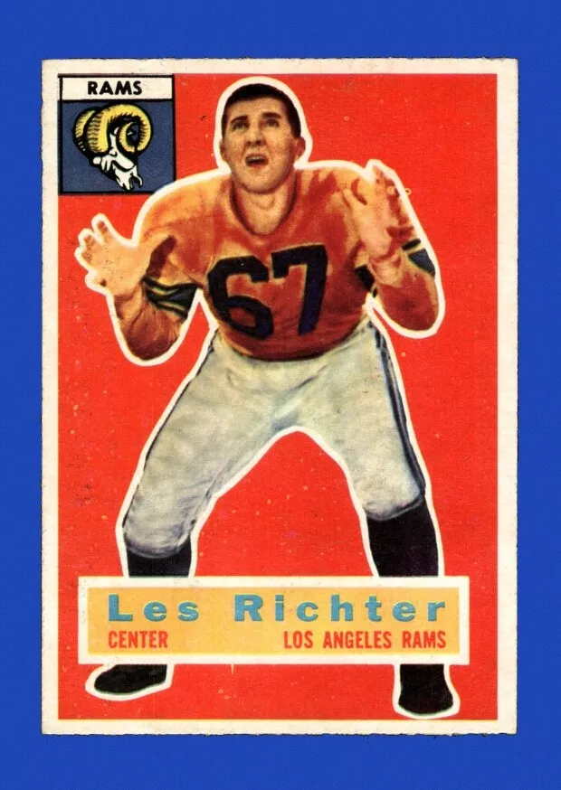 Les Richter trading card