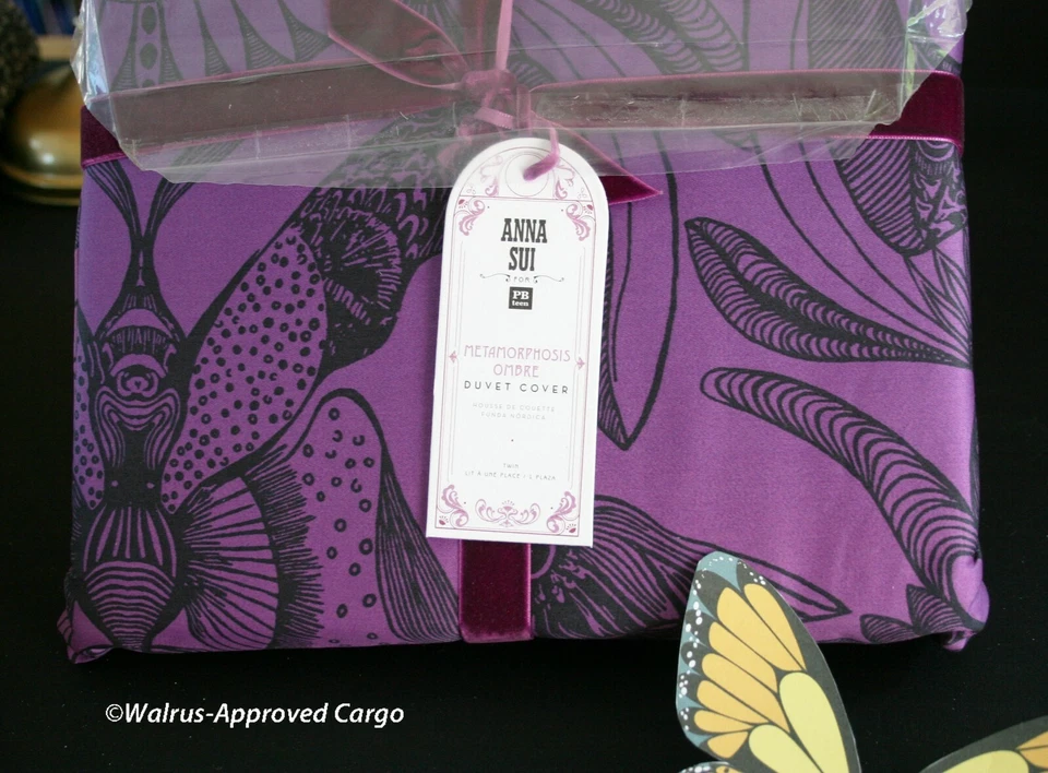 COLECCIÓN DE ROPA DE CAMA PARA ADOLESCENTES PB DE ANNA SUI (TWIN XL) -NUEVA CON ETIQUETAS - ¡DORMIR FÁCIL CON ESTILO! Foto 2 de 4