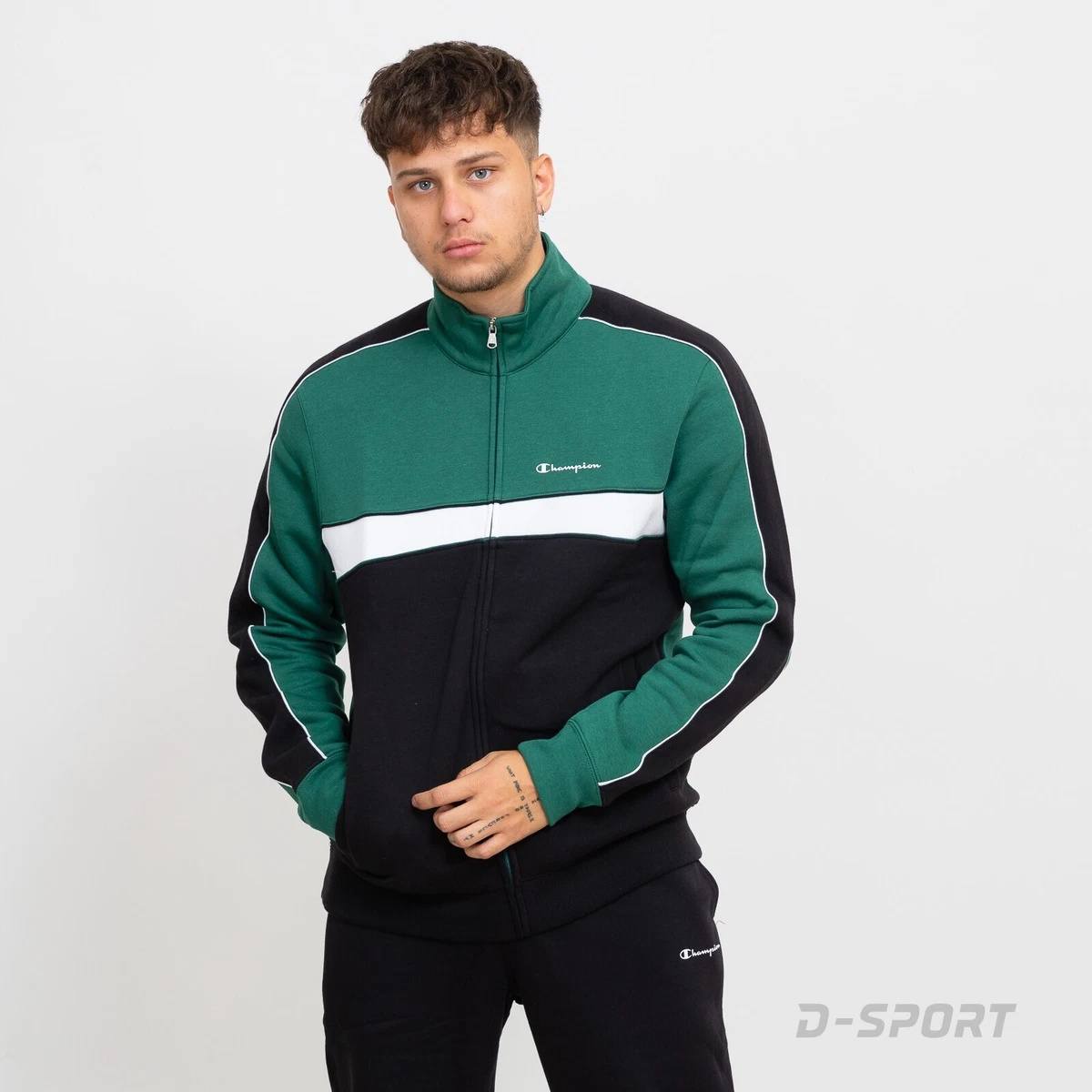 Green champion 2025 jogging suit