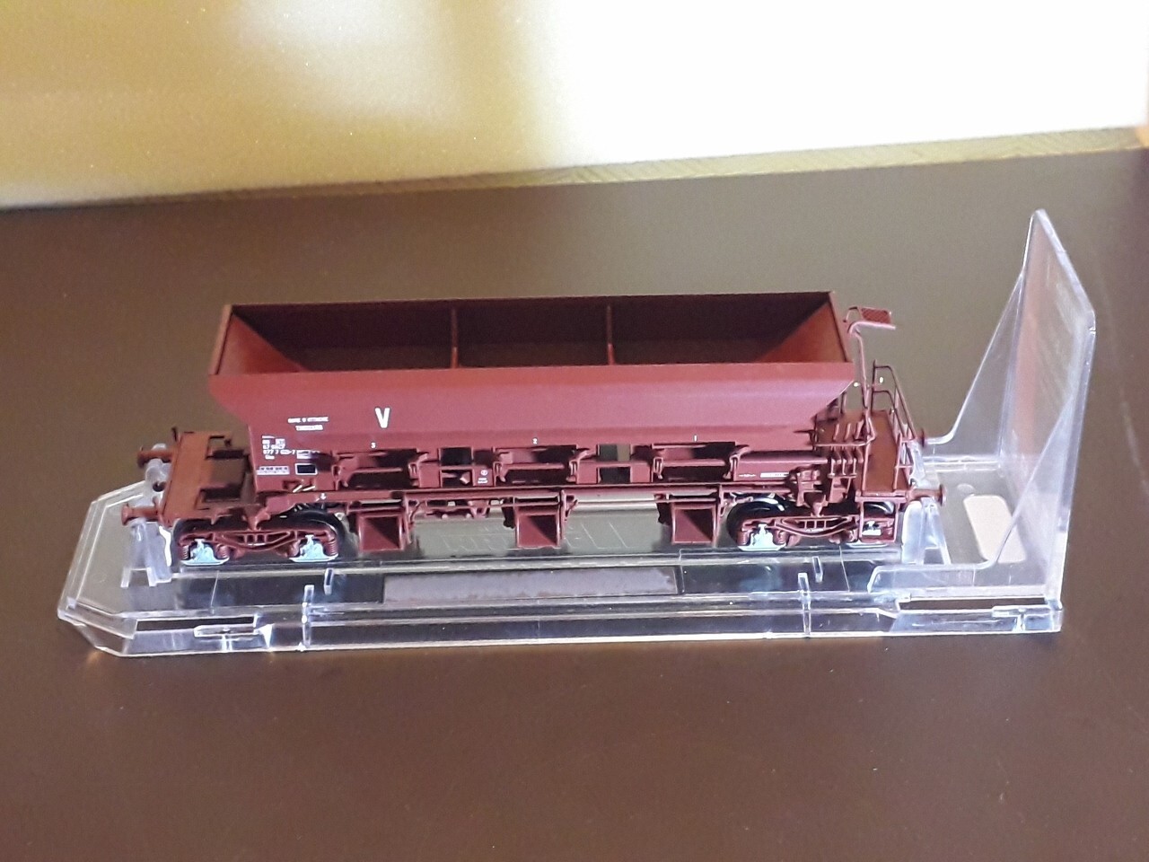 MISTRAL REF 2701B003 WAGON TREMIE BALLAST SNCF HO 1/87 COMME NEUF