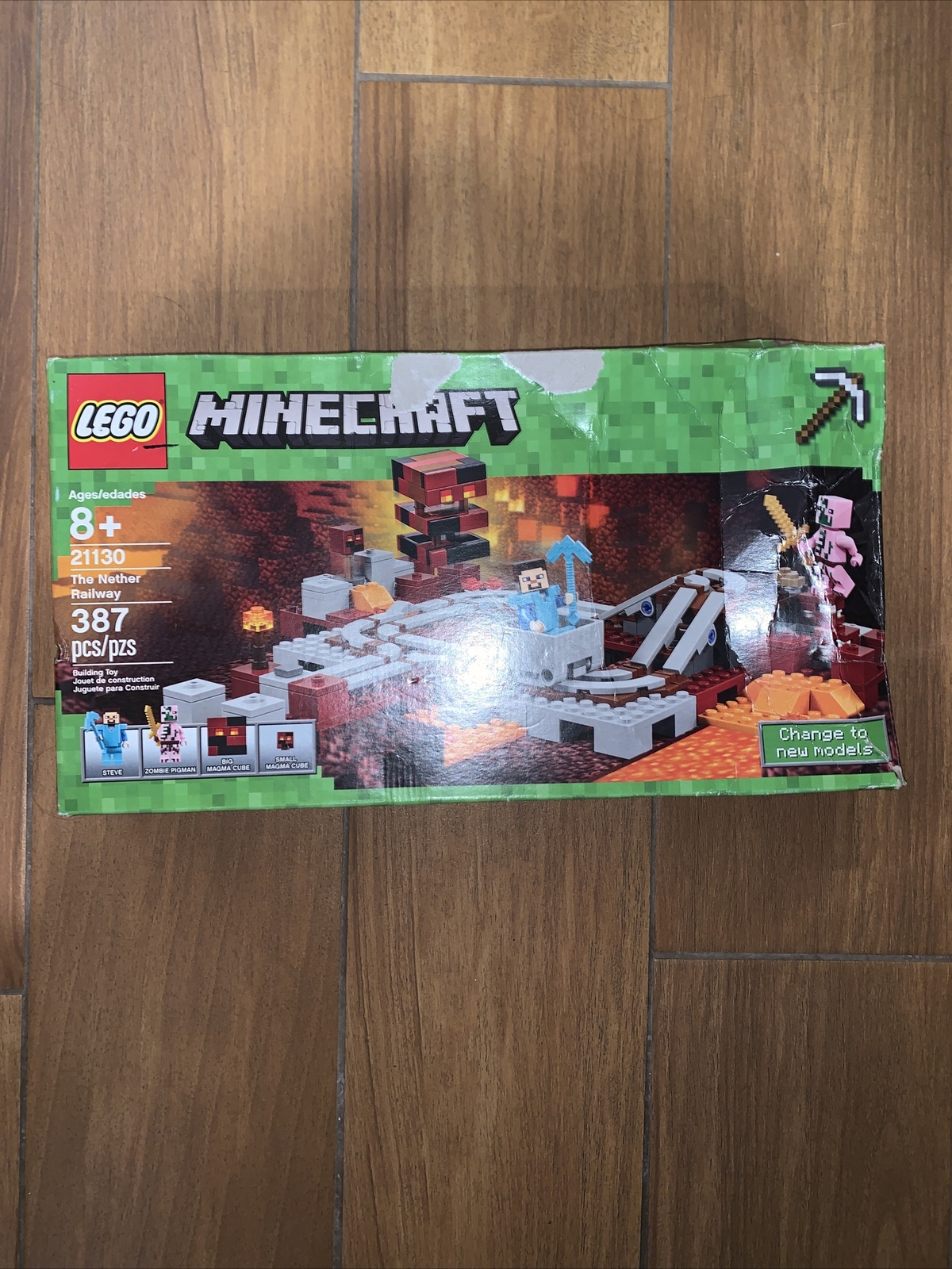 lego 21130 minecraft the nether railway building set