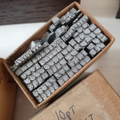 Letterpress Metal Printing Letters Symbols Numbers Job lot - S6 - Picture 6 of 15