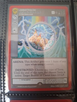 38/165 Natural Chaos Orb - Reverse Holo RH - Metazoo Seance 1. Edition