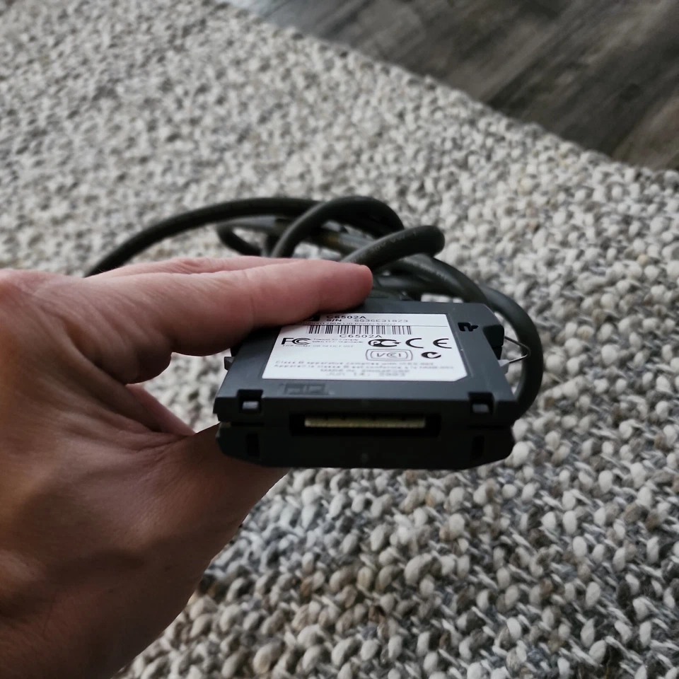 HP C6502A Black HP Jet Direct 200N LIO Printer Server Parallel Cable Adapter - Image 3 of 3