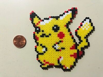 Featured image of post Pikachu Perler Beads Small Pikachu pokemon hama perler bead sprite red blue