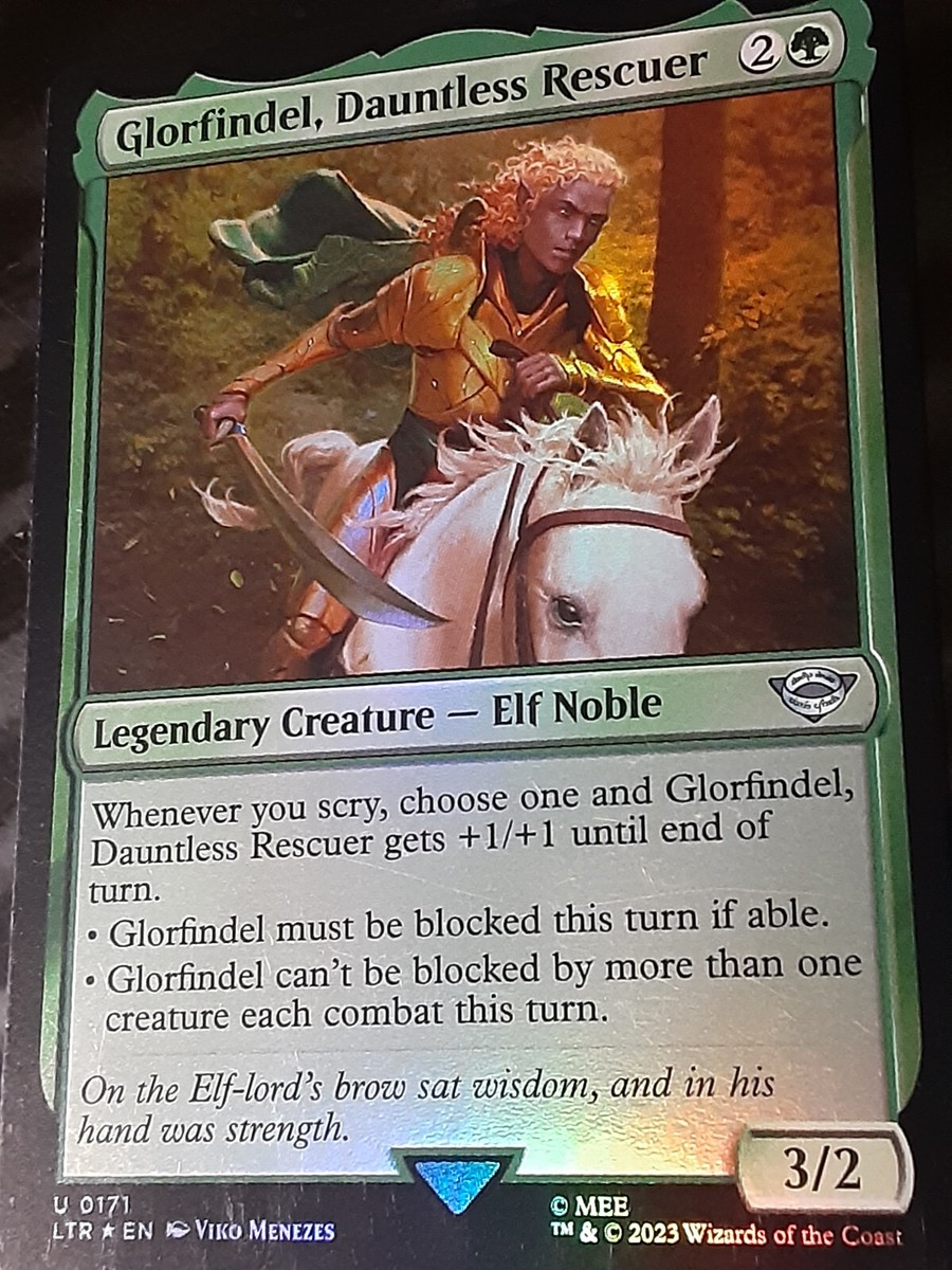 glorfindel mtg card Glorfindel, Dauntless Rescuer [The Lord of the Rings: Tales of Middle-