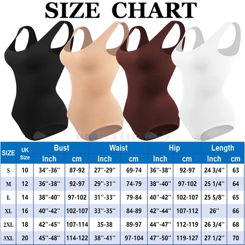 Women Seamless Full Body Shaper Shapewear Firm Tummy Control Slimming Bodysuit - Picture 2 of 28