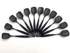 12 Dartpfeile Soft Darts Black Arrow je 20 gramm Darts + 50 Ersatz Dartspitzen