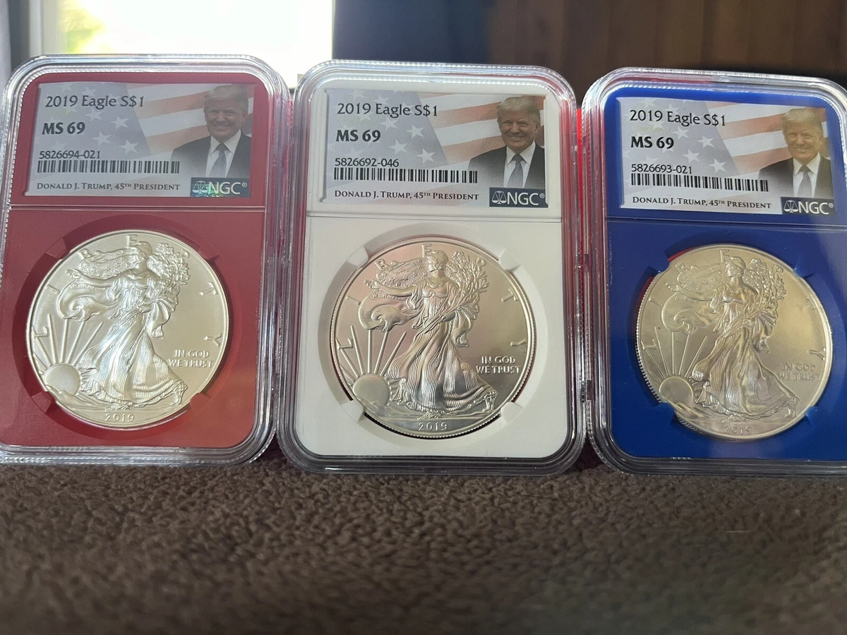 American Eagle MS 69 Graded 2019 Silver Bullion Coins for sale | eBay