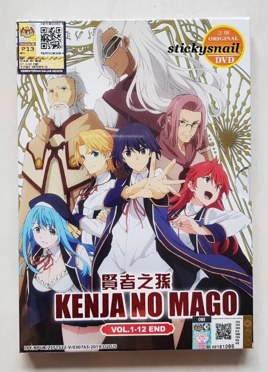 Anime DVD Kenja no Mago Vol. 1-12 End ENGLISH VERSION All Region FREE  SHIPPING