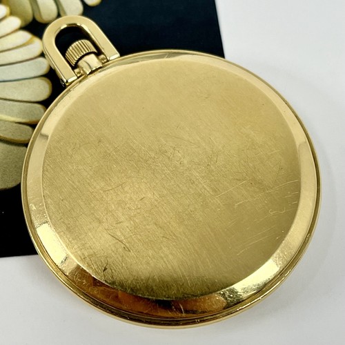 Vacheron Constantin RARE Open Face Art Deco 18k Yellow Gold Keyless Pocket Watch - Picture 5 of 7
