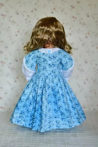 American Girl 18 Inch Doll Clothes Pattern Dress Little Women Civil War Gown - Picture 10 of 13