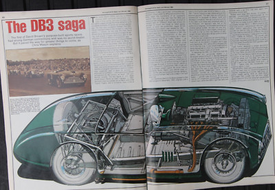 CC 1982 extracted magazine article: ASTON MARTIN DB3, purpose-built sports racer